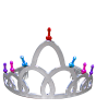 Discount Bachelorette Party Khepher Colored Mini Pecker Tiara Crown